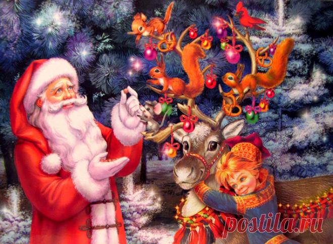 С Рождеством.худ. Zorina Baldescu