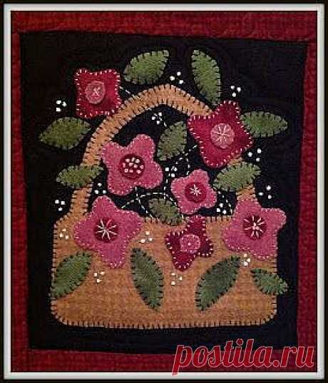Basket of Flowers...&lt;3 | So (Sew) Handmade