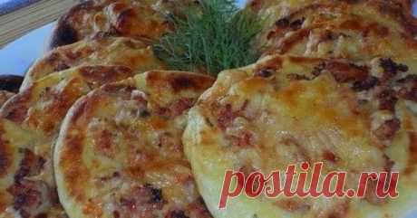 Картофельные ватрушки с курицей