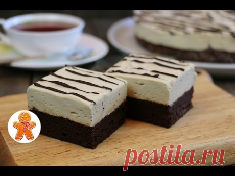 Брауни с муссом из маршмеллоу ✧ Marshmallow Mousse Brownies (English Subtitles)