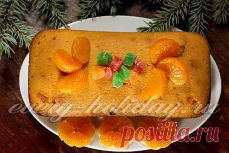 Мандариновый кекс: рецепт