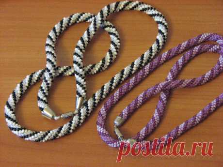 Вязание крючком жгутов из бисера / BurdaStyle: мастер-классы