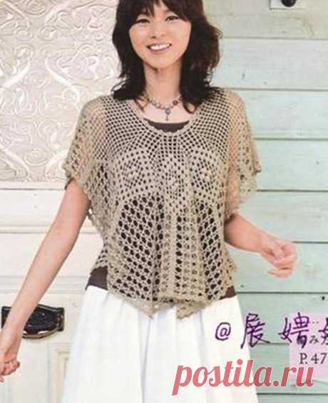 Tina's handicraft : crochet blouse