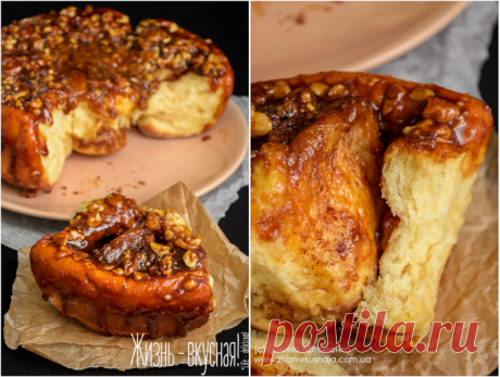 Неприличные sticky buns – “липкие булочки” с орехами, корицей и кардамоном
