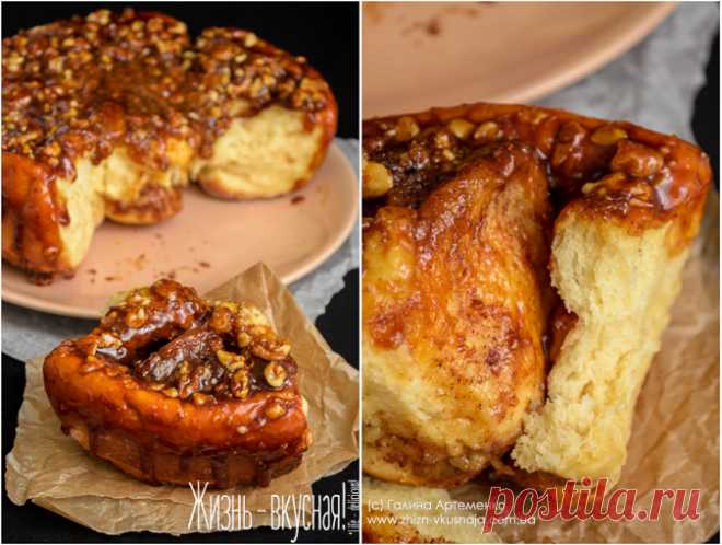 Неприличные sticky buns – “липкие булочки” с орехами, корицей и кардамоном