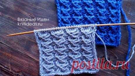 Восхитительный и простой узор для шапок, снудов, свитеров! | Вязаные идеи. Интересные узоры. | Яндекс Дзен