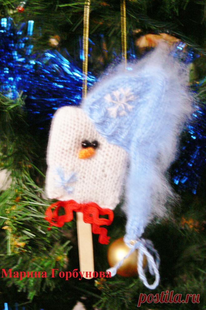 Игрушка  на ёлку Эскимо.Авторская ручная работа.Сделаю на заказ