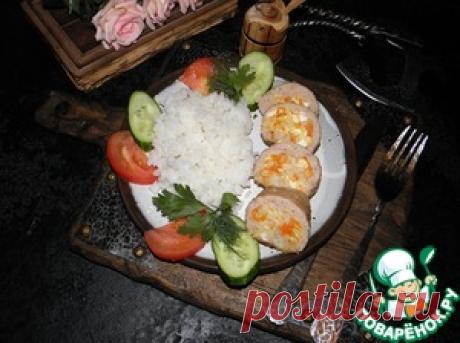 Рулеты из куриного фарша с начинкой - кулинарный рецепт