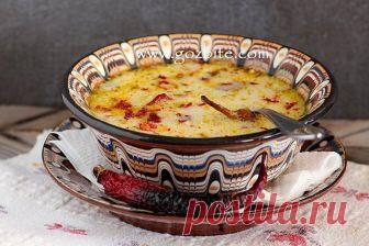 Селска чорба от домашна кокошка