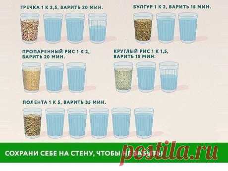Как правильно варить крупы?