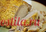 Свинина, запеченная с майонезом и специями.