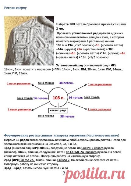 Пуловер в стиле Кашарель - Страна Мам