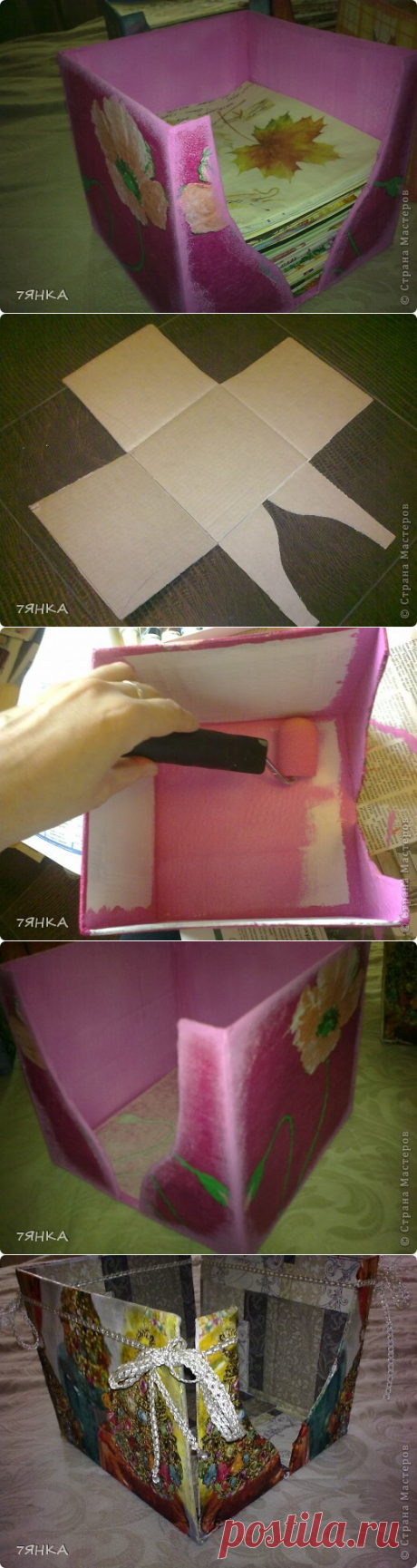 КОРОБОЧКИ ДЛЯ САЛФЕТОК | Страна Мастеров