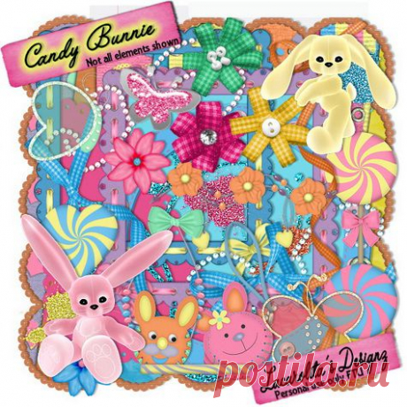 Распакованный скрап-набор Candy Bunnie | Галерея женских интересов