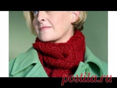 Moebius Basketweave Cowl - YouTube