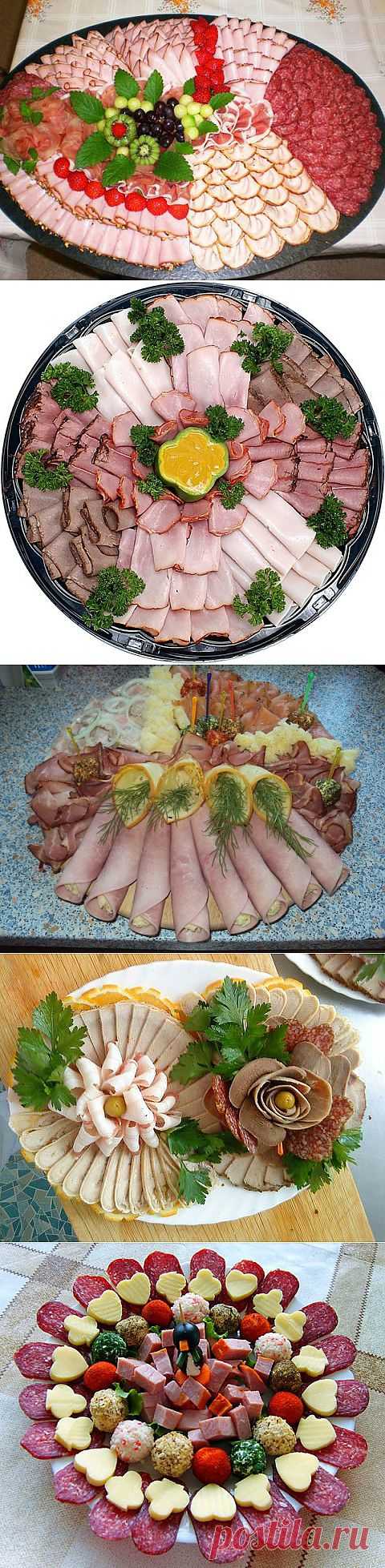 �?деи оформления мясной нарезки | Домохозяйка
