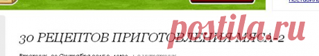 30 рецептов приготовления мяса-2
