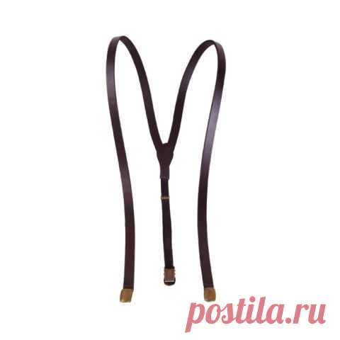Brown leather suspender - 單品 - 香港蜜兒