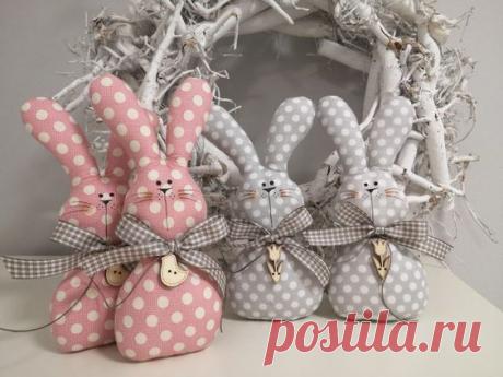 Кролик из ткани своими руками! Выкройки и шаблоны на Новый год 2023