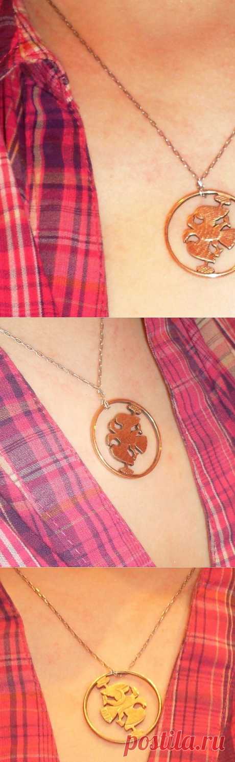 Кулон из монетки / Креатив / Модный сайт о стильной переделке одежды и интерьера
