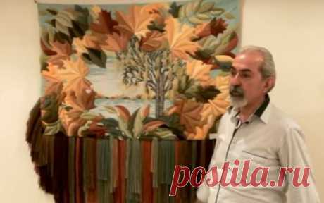 Выполнение нетканого гобелена. Мастер-класс