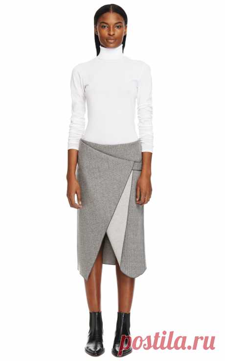 Юбка-конверт нестандартного кроя от Диона Ли