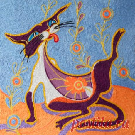 Ниткография: изучаем способы рисования нитью (фото)