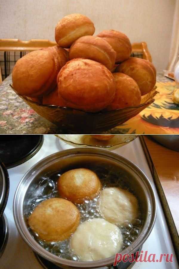 Пончики "вкуснющие". Ингредиенты: Для теста: 300 г молока 1 пакетик дрожжей 3 ст. ложки сахара 50 г ...