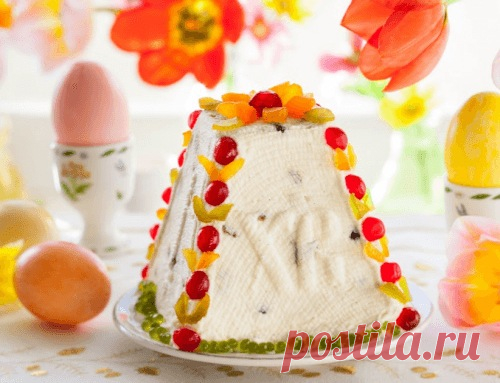 Заварная творожная пасха.