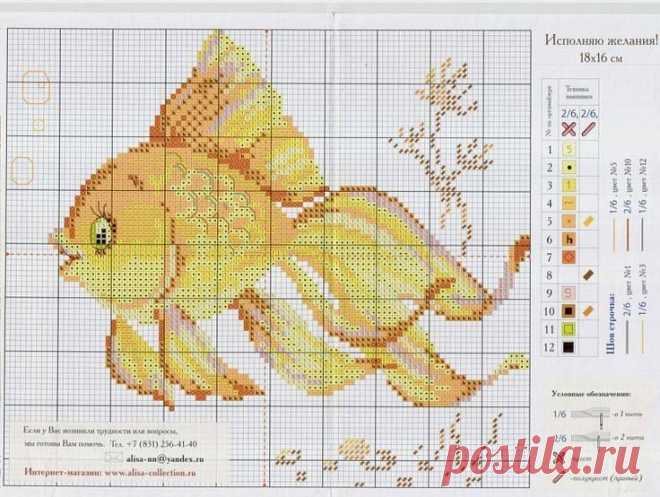 Золотая рыбка. Рукоделие