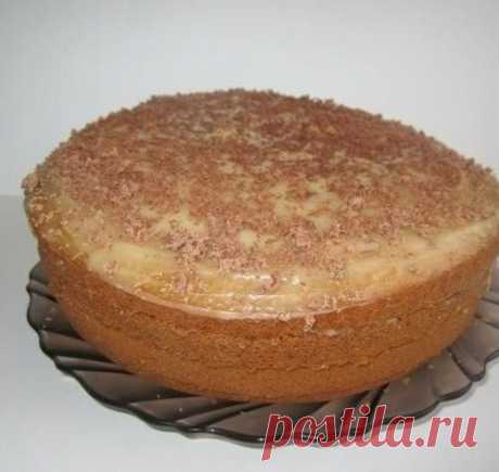 Торт «Рыжик», приготовленный в мультиварке