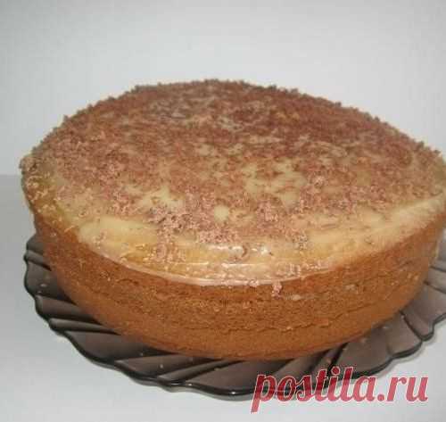 Торт «Рыжик», приготовленный в мультиварке