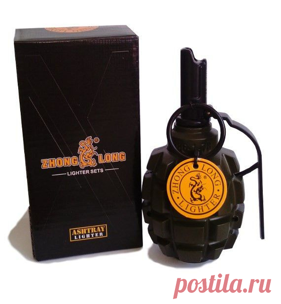 Зажигалка "Граната" ( 2 в 1): продажа, цена в Алматы. зажигалки от ""LanDuken.kz"" - 4179112