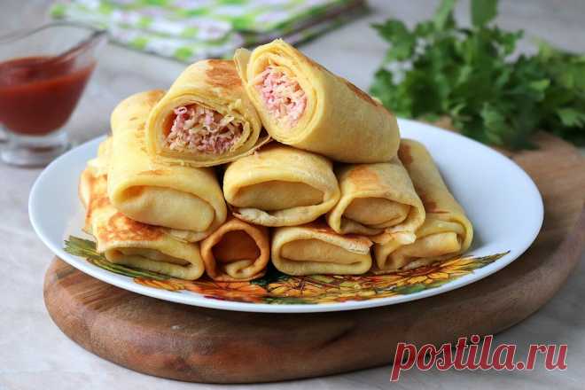 🥞 ТОП 5 рецептов блинов с разными начинками на Масленицу от Аймкук! | Аймкук — рецепты с фото и видео | Яндекс Дзен