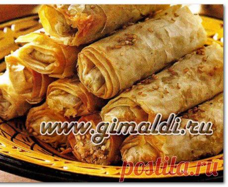 Трубочки из слоеного теста (бриуаты) | ДЕЛА ЖИТЕЙСКИЕ...
