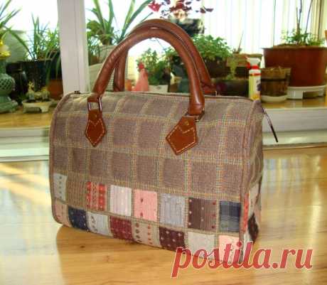 Boston Bag Одеяло Пэчворк. Сумка Бостон ~