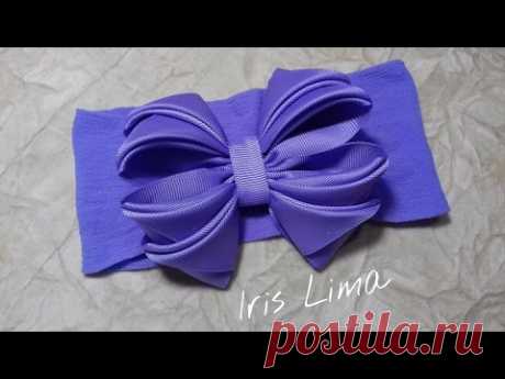 Como fazer laço mil faces Diy ,Tutorial , Pap By Iris Lima How To Make a Hair Bow