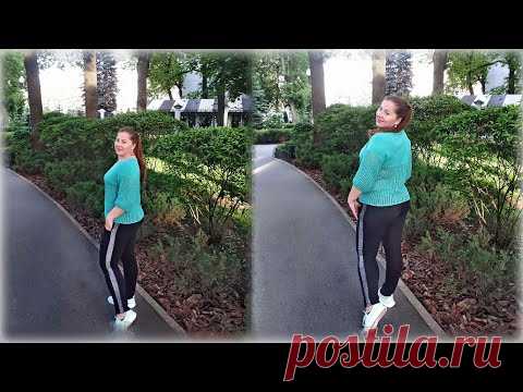 Потрясающий 😍 летний джемпер спицами "Ретро" / Подробные расчеты реглан сверху - YouTube