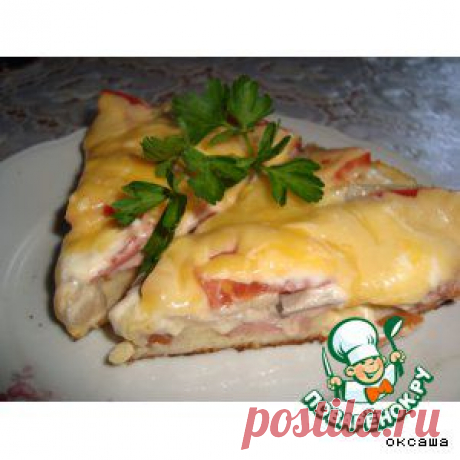 Пицца "Минутка" - кулинарный рецепт