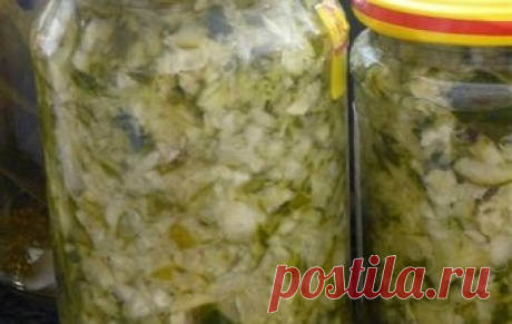 Капуста с огурцами на зиму