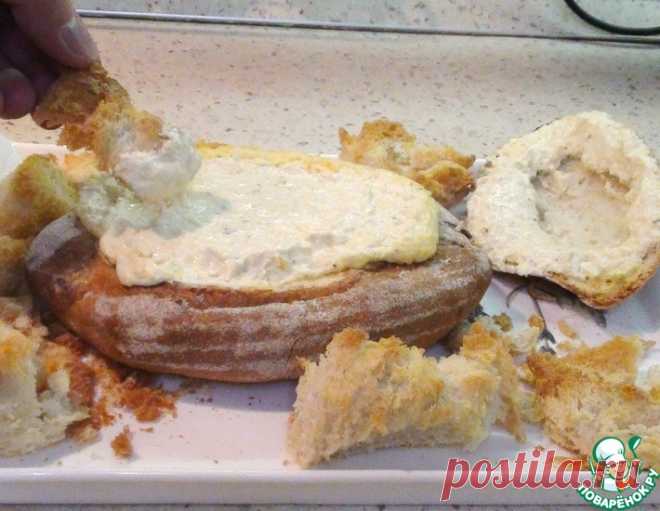 Хлебная тарелка с сыром – кулинарный рецепт