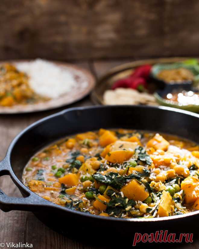 Chickpea and Butternut Squash Curry - Vikalinka
