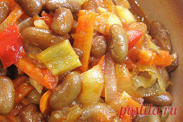 Овощное рагу с фасолью рецепт – европейская кухня, веганская еда: салаты. «Еда»