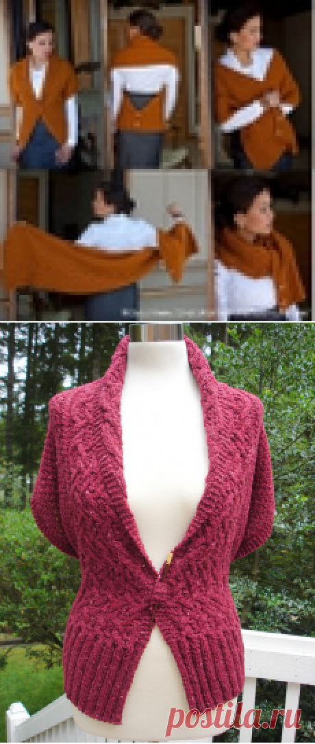 Шарф-трансформер из Interweave Knits!