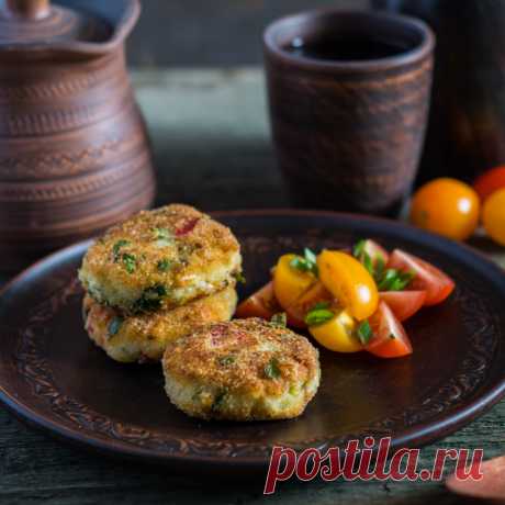Картофельные котлеты с крабовыми палочками - пошаговый рецепт с фото