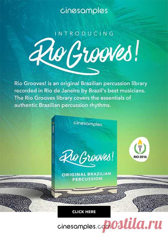 Cinesamples Rio Grooves! KONTAKT  | 1.07 GB
Rio Grooves! is Cinesamplesʼ original Brazilian percussion library for Kontakt, produced by multi-platinum producer and composer Victor Pozas and Grammy awarded producer and composer Roberto Schilling. 

Download at:

https://audioclub.store/uncategorized/cinesamples-rio-grooves-kontakt/