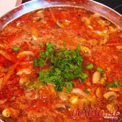 Постный борщ с фасолью - пошаговый рецепт с фото на Повар.ру