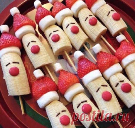 Идея новогоднего десерта, который могут сделать малыши — Поделки с детьми