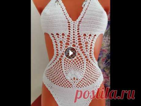 ВЯЖЕМ КУПАЛЬНИК КРЮЧКОМ.ЧАСТЬ 1.ТРУСИКИ.knit swimsuit. @Вика Казакова @Мастерская Лилии Улановой...