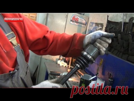 Замена ШРУСа наружного и внутреннего: подробное видео!